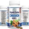 YUMMYVITE Organic Ceylon Cinnamon - 1000mg per Serving, Certified Organic True Cinnamon Supplement, antioxidant, Fast Absorption - 60 Tablets view 1