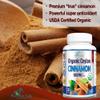 YUMMYVITE Organic Ceylon Cinnamon - 1000mg per Serving, Certified Organic True Cinnamon Supplement, antioxidant, Fast Absorption - 60 Tablets view 3