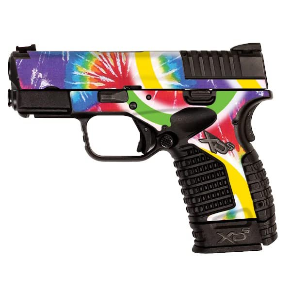 MightySkins Skin Compatible with Springfield XDS 3.3 - Peaceful Explosion | Protective, Durable, and Unique Vinyl Decal wrap Cover | Easy to Apply, Remove, and Change Styles | Made in The USA