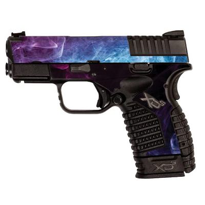 MightySkins Skin Compatible with Springfield XDS 3.3 - Mystic Smoke | Protective, Durable, and Unique Vinyl Decal wrap Cover | Easy to Apply, Remove, and Change Styles | Made in The USA