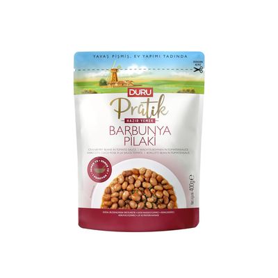 Duru Cranberry Beans in Tomato Sauce, 14,1 Ounces, Open and Eat, 100% Natural, BPA Free, No Trans Fat, Non-GMO, No Preservatives & Artificial Color