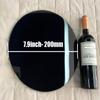 Black Obsidian Mirror with Stand, Natural Crystal Scrying Mirror Divination Witchcraft Tools, Gloss Polish,for Divination, Decoration, Energy Protection (4.7inch - 120mm) view 4
