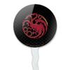 GRAPHICS & MORE House of The Dragon Targaryen Sigil Scales Cupcake Picks Toppers Decoration Set of 6 view 2
