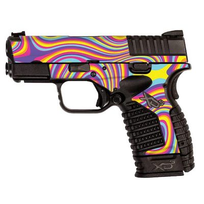 MightySkins Skin Compatible with Springfield XDS 3.3 - Gobstopper | Protective, Durable, and Unique Vinyl Decal wrap Cover | Easy to Apply, Remove, and Change Styles | Made in The USA