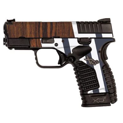 MightySkins Skin Compatible with Springfield XDS 3.3 - Wood Formal | Protective, Durable, and Unique Vinyl Decal wrap Cover | Easy to Apply, Remove, and Change Styles | Made in The USA