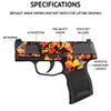 MightySkins Glossy Glitter Skin Compatible with Springfield XDS 3.3 - Two-Tone Hex | Protective, Durable High-Gloss Glitter Finish | Easy to Apply, Remove, and Change Styles | Made in The USA view 2