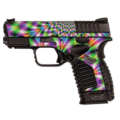 MightySkins Skin Compatible with Springfield XDS 3.3 - Hypnosis | Protective, Durable, and Unique Vinyl Decal wrap Cover | Easy to Apply, Remove, and Change Styles | Made in The USA