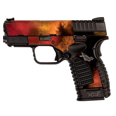 MightySkins Skin Compatible with Springfield XDS 3.3 - Spacial Overload | Protective, Durable, and Unique Vinyl Decal wrap Cover | Easy to Apply, Remove, and Change Styles | Made in The USA