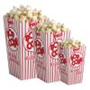 Popcorn Supply 47E Red & White Open Top Popcorn Boxes (Case of 500) view 2