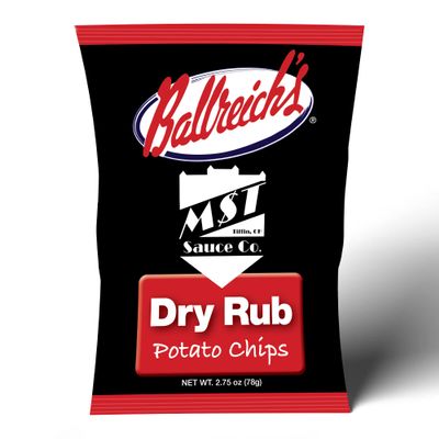 Ballreich Snack Food Company MST (Madison Street Tavern) Dry Rub Potato Chips (2.75oz (Pack of 12))