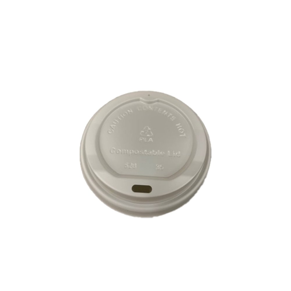 Compostable PLA Lids for Paper Hot Cups, Dome Lids Fits 12oz to 20oz Paper Coffee Cups 1000 Counts