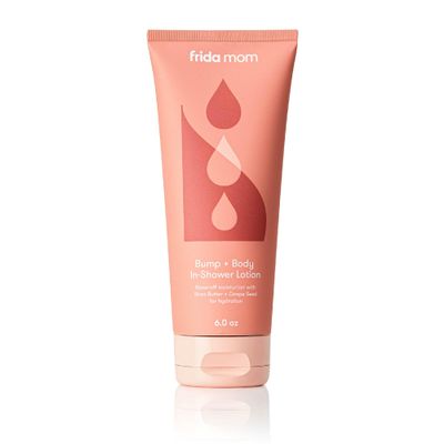 Frida Mom Pregnancy Belly Cream, In Shower Body Lotion for Fully Body and Bump, Moisturizing Lotion for Pregnant Dry and Stretched Skin, 6oz