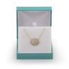 N N'icePackaging - 1 Qty Teal-Blue Leatherette Classic Large Pendant Jewelry Gift Box w/White Velvet Insert view 3
