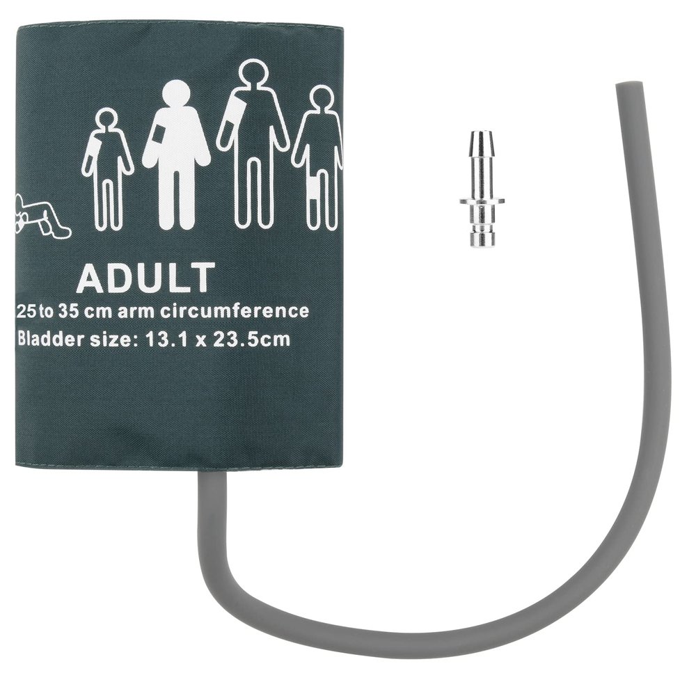 Cosmos Blood Pressure Monitor Replacement Cuff with Metal Air Hose Connector for Blood Pressure Monitor and Machine for 25-35 cm Upper Arm Circumference (Adult Size)