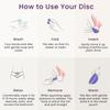 Ecoblossom Reusable Menstrual Disc - Menstrual Cup - Soft Period Disc for Women Designed with Flexible, Medical-Grade Silicone Period Cup (Small, Violet) view 4