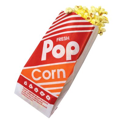 Popcorn Supply Bags, No. 2 (Case of 1,000)