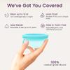 Ecoblossom Reusable Menstrual Disc - Menstrual Cup - Soft Period Disc for Women Designed with Flexible, Medical-Grade Silicone Period Cup (Small, Cyan) view 3
