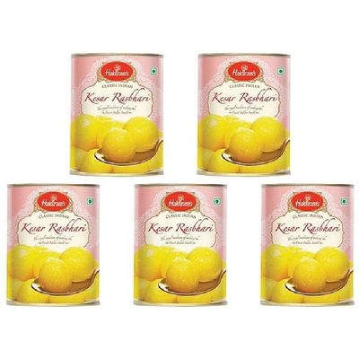 Pack Of 5 - Haldiram's Kesar Rasbhari - 1 Kg (2.2 Lb)