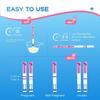 Pregnancy Test Strips Kit, 40-Count Individually Wrapped Pregnancy Test Strips for Early Detection at Home, Fertility Test with Urine Cup, Over 99% Accurate Result, 5mm HCG Test Strip, Wider, Sturdier view 3