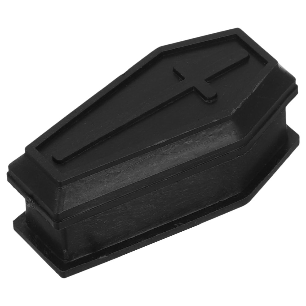 DECHOUS Mini Halloween Coffin, Mini Coffin Box Black Treat Box Halloween Prop Candy Party Favor for Decorations Party Decor