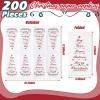 200 Pcs Christmas Guest Napkins Disposable Xmas Paper Towels Dinner Hand Napkin for Home Kitchen Bathroom Powder Room Decorative Dish Towels for Christmas Wedding Holiday Winter Dinner Lunch Party view 3