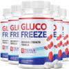 (5 Pack) Glucofreeze Pills - Official Formula Gluco Freeze Pills - Glucofreeze Pills, Gluco Freeze Dietary Supplement, GlucoFreeze Advanced Strength Formula with Cinnamon Bark (300 Capsules) view 1