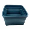 SAMMART 7L (1.85 Gallon) Collapsible Tub - Foldable Dish Tub - Portable Washing Basin - Space Saving Plastic Washtub (Leaf Blue) view 4
