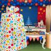 Teling 2 Pcs 80 x 60 in Jumbo Gift Bags for Giant Presents Extra Large Plastic Oversized Bike Wrapping Bag for Birthdays Baby Shower Party Favors view 3