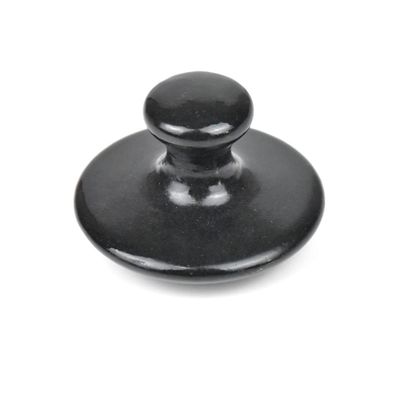NineLife Basics Large Mushroom Hot Massage Stones Basalt Rock Spa Massagers Stones for Women&Men Black