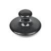 NineLife Basics Large Mushroom Hot Massage Stones Basalt Rock Spa Massagers Stones for Women&Men Black view 1