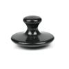 NineLife Basics Large Mushroom Hot Massage Stones Basalt Rock Spa Massagers Stones for Women&Men Black view 2