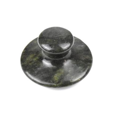 LHYILSWQ Large Mushroom Hot Massage Stones Basalt Rock Spa Massagers Stones for Women&Men Green
