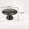 LHYILSWQ Large Mushroom Hot Massage Stones Basalt Rock Spa Massagers Stones for Women&Men Green view 3