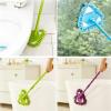 2022 New Rotatable Adjustable Triangle Cleaning Mop with 2 Mop Replacement Heads, 180 Degree Spin Triangle Wall Cleaning Mop, Microfiber Ecloth Mops Wet and Dry for Bathroom Floor Wall Bed (Green) view 4