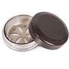 Uouovo Denture Cup Retainer Case, No-Leak Denture Bath, Travel Case with Strainer & Mirror (Grey) view 1