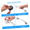 Suction Shower Safety Bars for Seniors Bathtub Handles for Elderly No Drilling Required view 3