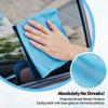HOMERHYME Microfiber Glass Cleaning Cloth - 10 Pack Polishing Cloths, 16" x 14" Window Cleaning Towel, Streak Free, Lint Free, Great for All Delicate Surface, Glasses, Stainless Steel, Windshield. view 2
