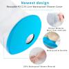 SUPERNIGHT Waterproof Knee Cast Cover for Shower, Adult PICC Line Covers for Knee, Watertight Reusable Cast Protector for Leg Surgeries Wound Bandage Black (Adult knee Blue) view 2