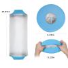 SUPERNIGHT Waterproof Knee Cast Cover for Shower, Adult PICC Line Covers for Knee, Watertight Reusable Cast Protector for Leg Surgeries Wound Bandage Black (Adult knee Blue) view 4