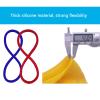 24 Inch Wheelchair Push Rim Covers, Non-Slip Wear-Resistant Hand Push Cover, Wheelchair Rear Wheel, Silicone Snare, Push Ring Protective Cover view 4