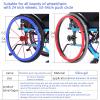 24 Inch Wheelchair Push Rim Covers, 1 Pair Non-Slip Wear-Resistant Hand Push Cover, Wheelchair Rear Wheel, Push Ring Protective Cover view 4