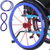 1 Pair Wheelchair Push Rim Covers, 22/24-Inch Wheel Sports Wheelchair Cover, Non-Slip Wear-Silicone Resistant Hand Push Cover view 1