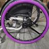 1Pair 22/24Inch Wheelchair Push Rim Covers, Wheelchair Pusher Cart Ring Protective Sleeve, Silicone Wheelchair Push Rim Covers, Non-Slip Wear-Resistant Hand Push Cover view 1