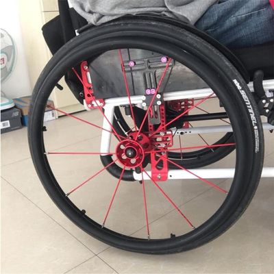 1Pair 22/24Inch Wheelchair Push Rim Covers, Silicone Wheelchair Push Rim Covers, Non-Slip Wear-Resistant Hand Push Cover