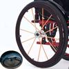 1Pair 22/24Inch Wheelchair Push Rim Covers, Silicone Wheelchair Push Rim Covers, Non-Slip Wear-Resistant Hand Push Cover view 4