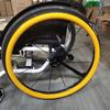 1Pair 22/24Inch Wheelchair Push Rim Covers, Wheelchair Pusher Cart Ring Protective Sleeve, Silicone Wheelchair Push Rim Covers, Non-Slip Wear-Resistant Hand Push Cover view 1