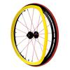 1 Pair Wheelchair Push Rim Covers, 24-Inch Rear Wheel Sports Wheelchair Non-Slip Wear-Resistant Hand Push Cover view 1