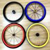 1Pair 22/24Inch Wheelchair Push Rim Covers, Silicone Wheelchair Push Rim Covers, Non-Slip Wear-Resistant Hand Push Cover view 4
