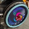 1 Pair Wheelchair Push Rim Covers, 22/24-Inch Wheel Sports Wheelchair Cover, Non-Slip Wear-Silicone Resistant Hand Push Cover view 1