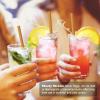 Biodegradable Sugarcane Straws - 10.2 Inch Long Compostable Drinking Straws - Bulk Plasticless Alternative for Hot/Cold Drinks view 4